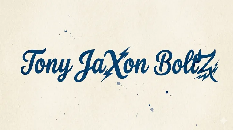 Tony JaXon BoltZ signature