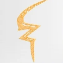 BoltZ lightning mark in gold
